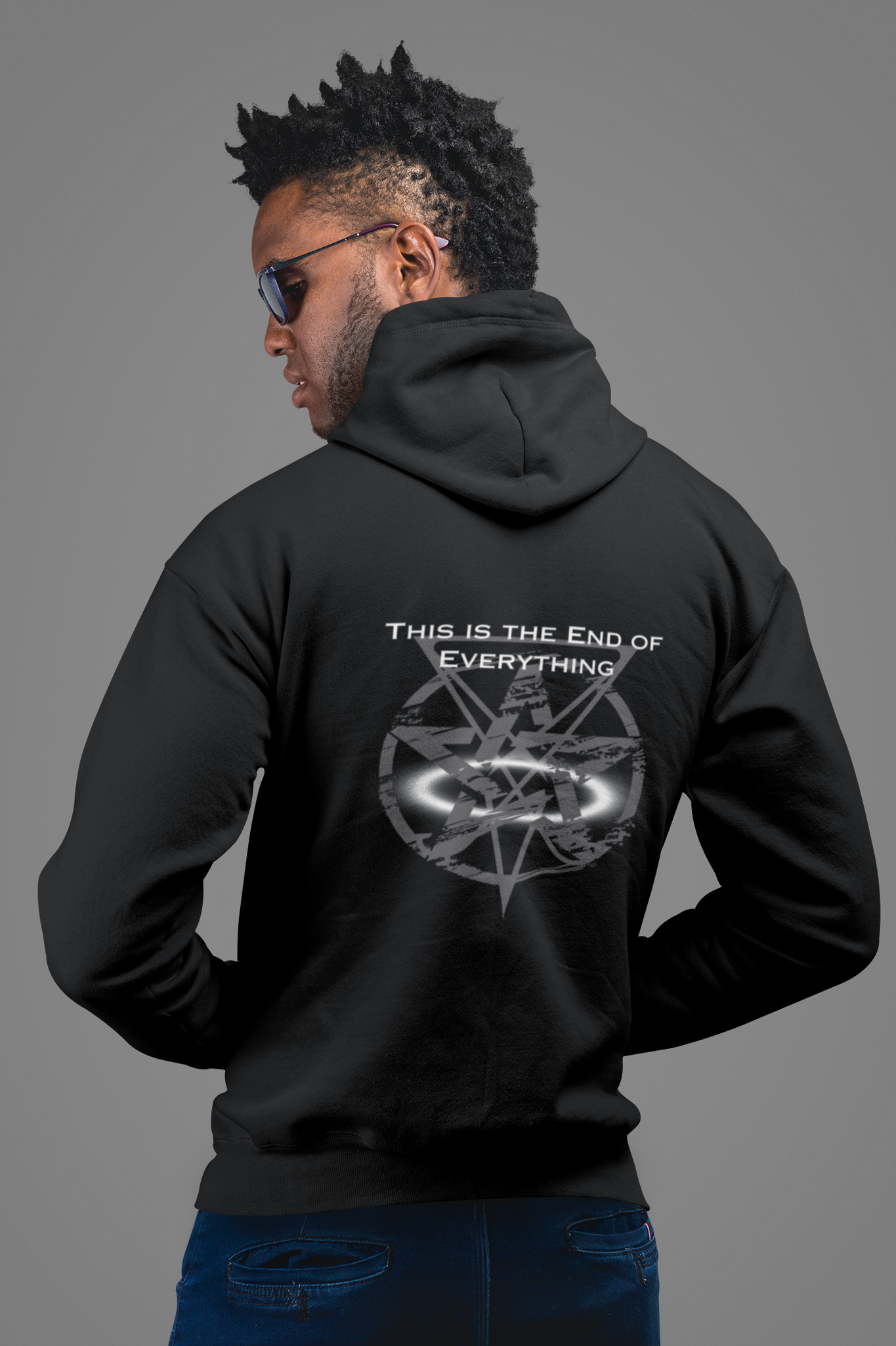 This is The End of Everything Unisex Zip Up Hoodie - Revival Retro Designs