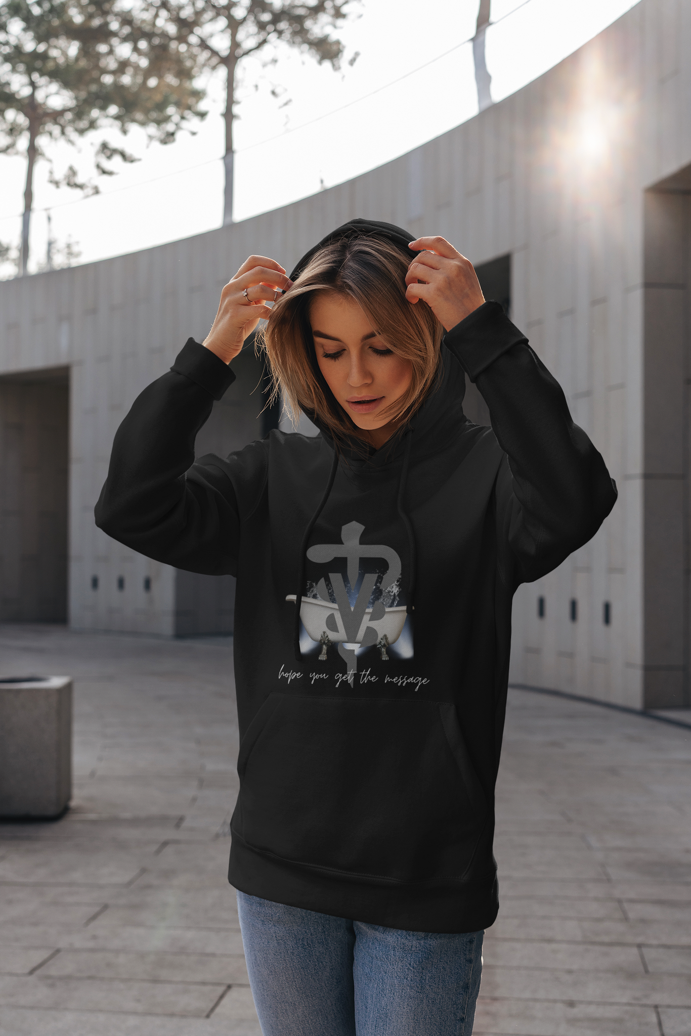 I hope you get the message: Exclusive Emergency Contact Unisex Hoodie - Revival Retro Designs