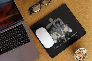 I Hope You Get the Message Custom Designed Mouse Pad - Revival Retro Designs