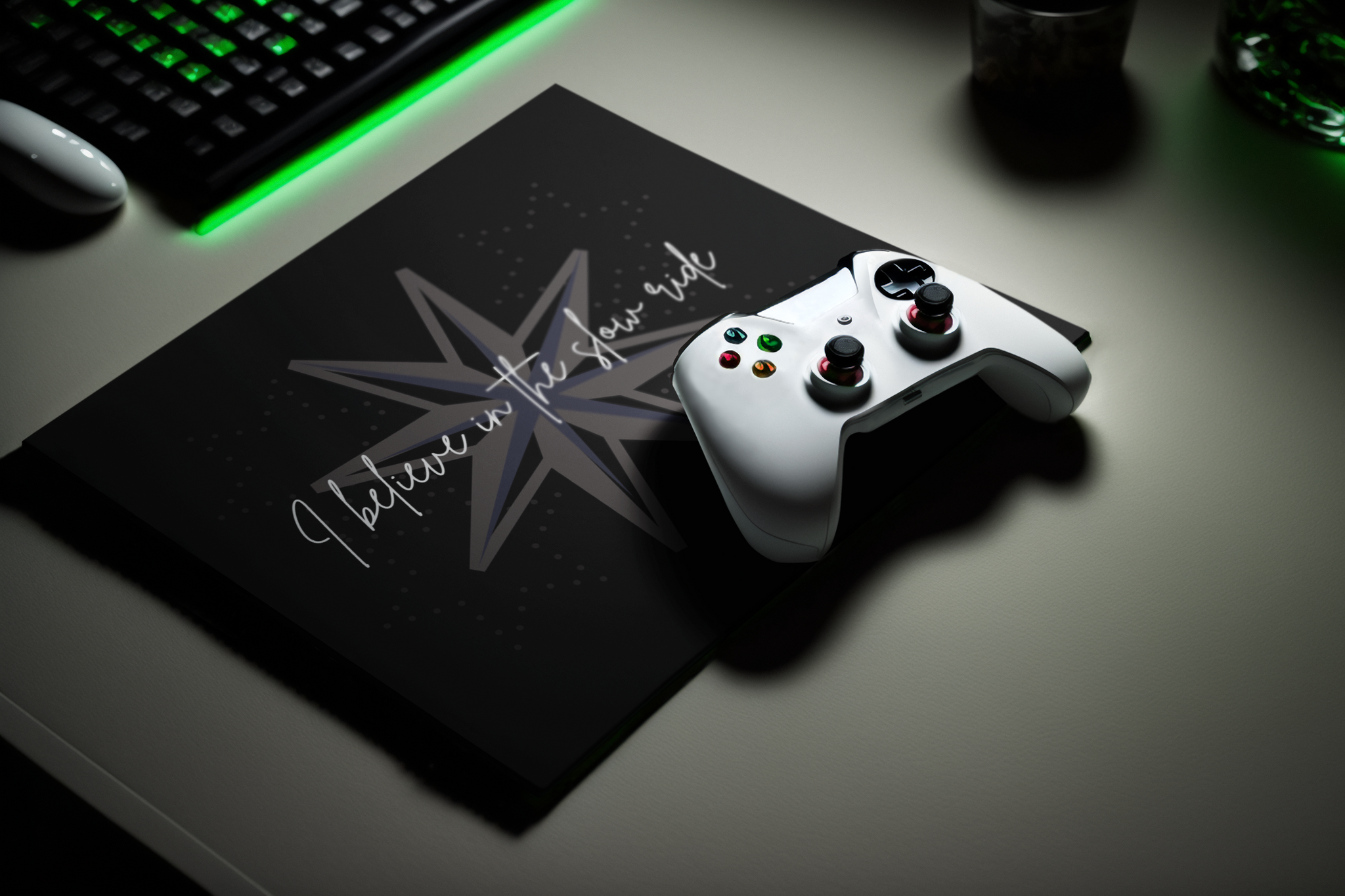 A Slow Ride Exclusive: Custom Designed Non-Slip Gaming Mouse Pad - Revival Retro Designs