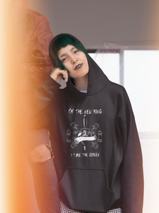 "I'm the new king, I take the queen" A Digital Nod to Ethereal Metal in a Unisex Hoodie - Revival Retro Designs