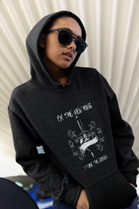 "I'm the new king, I take the queen" A Digital Nod to Ethereal Metal in a Unisex Hoodie - Revival Retro Designs