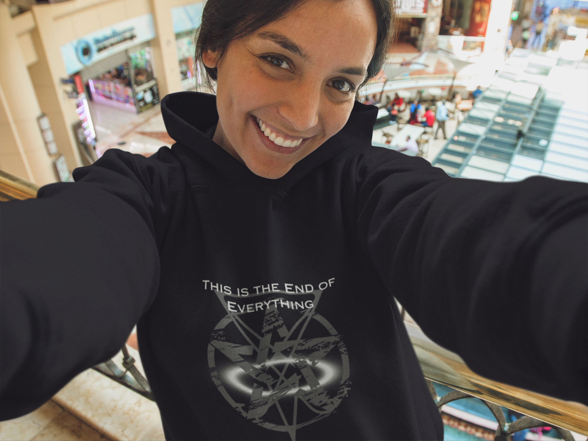 Tell All Your Friends: Exclusive Custom Designed This is the End of Everything Unisex Hoodie - Revival Retro Designs