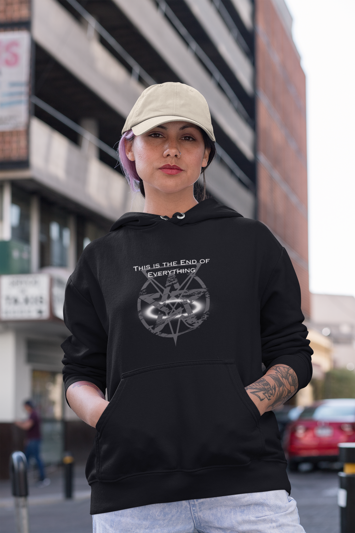 Tell All Your Friends: Exclusive Custom Designed This is the End of Everything Unisex Hoodie - Revival Retro Designs