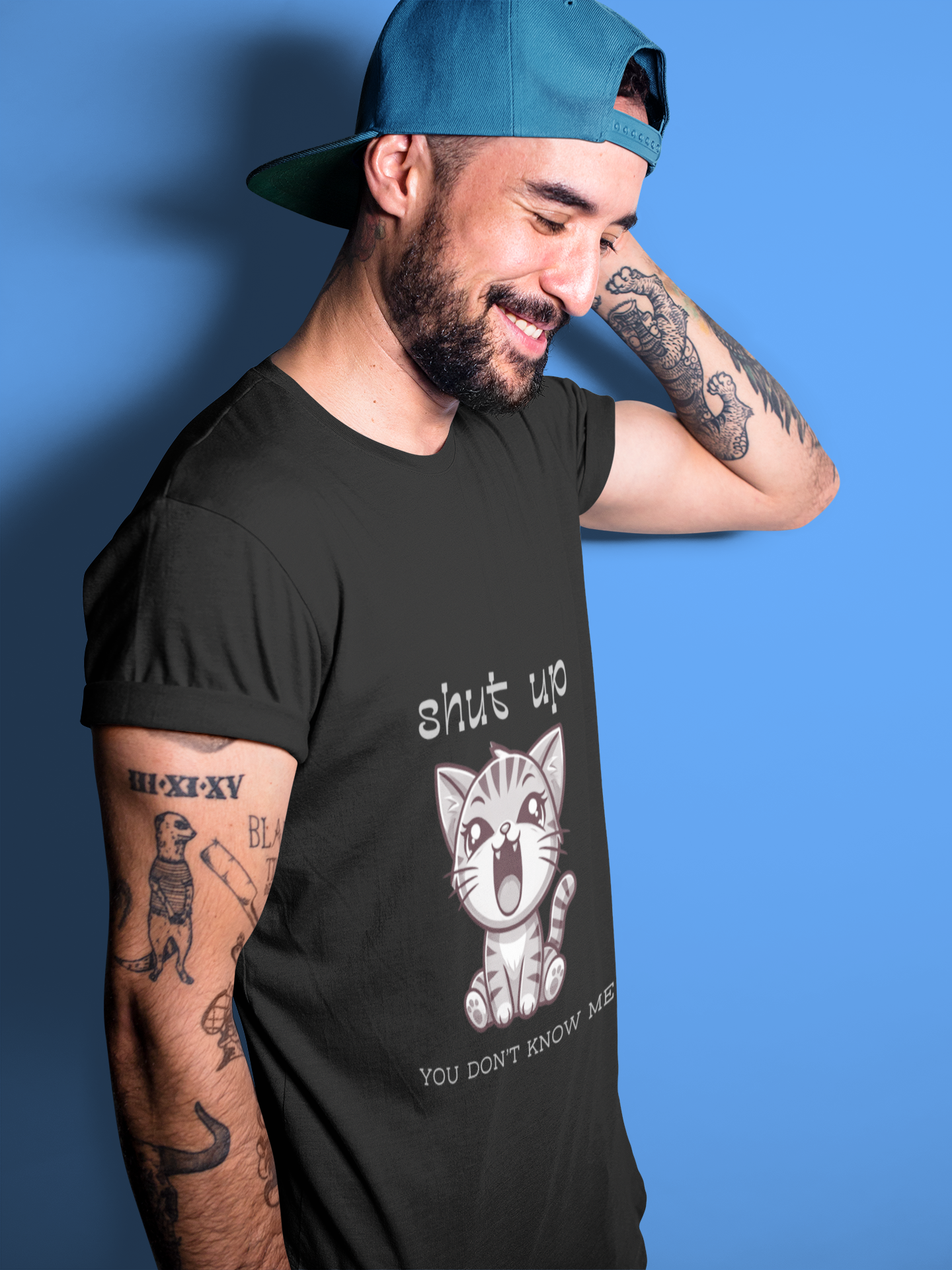 "Shut Up. You Don't Know Me." Exclusive Custom Designed Unisex T-Shirt - Revival Retro Designs