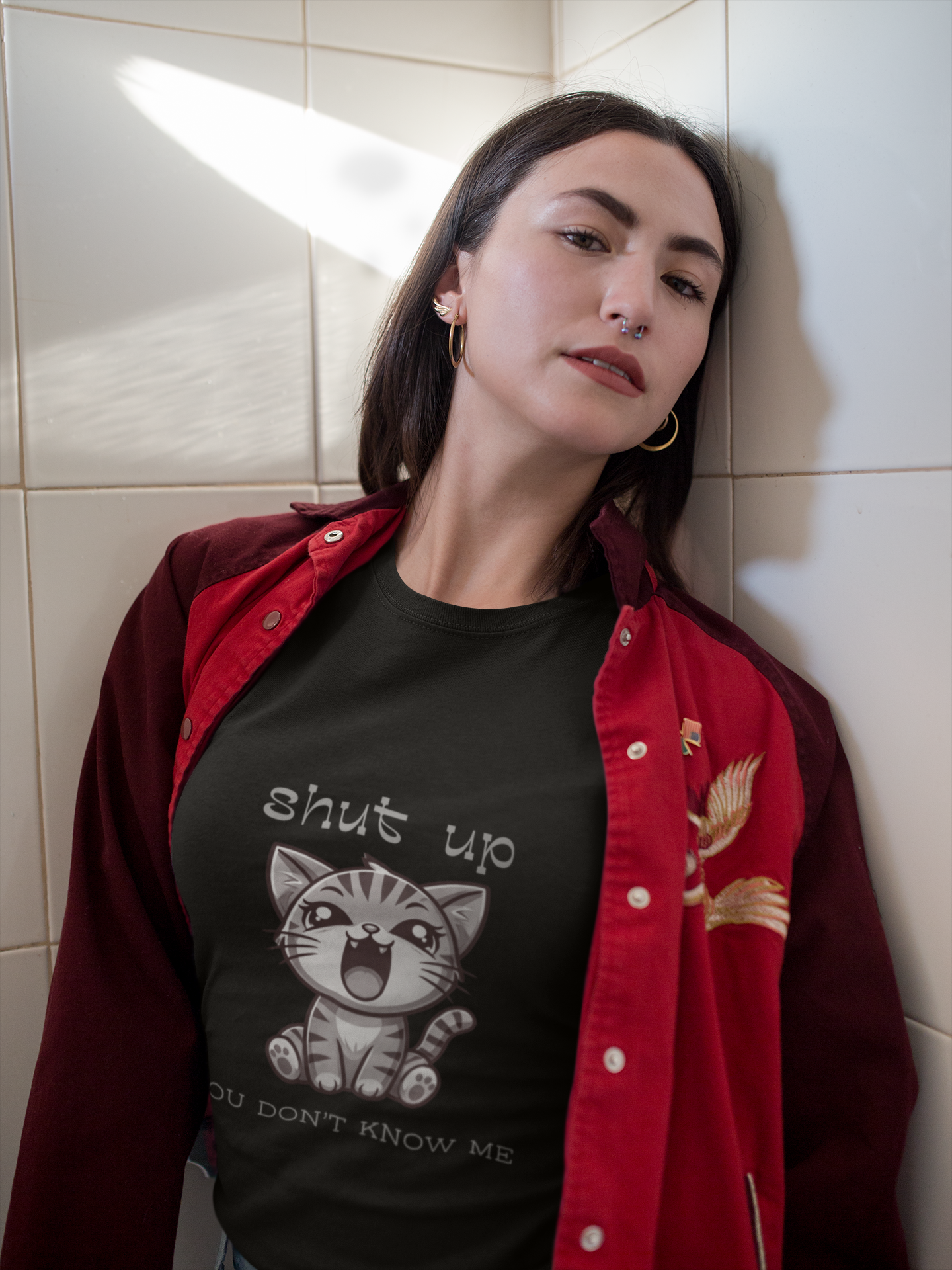 "Shut Up. You Don't Know Me." Exclusive Custom Designed Unisex T-Shirt - Revival Retro Designs