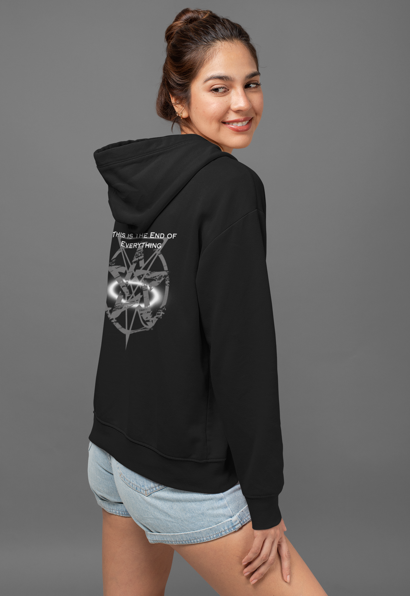 This is The End of Everything Unisex Zip Up Hoodie - Revival Retro Designs